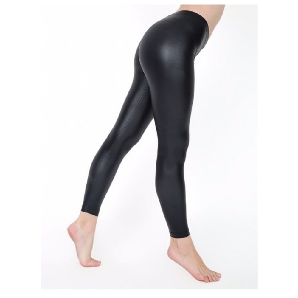NWT American Apparel Faux Leather Leggings